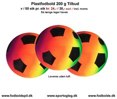 Plastfodbold  200 g Tilbud